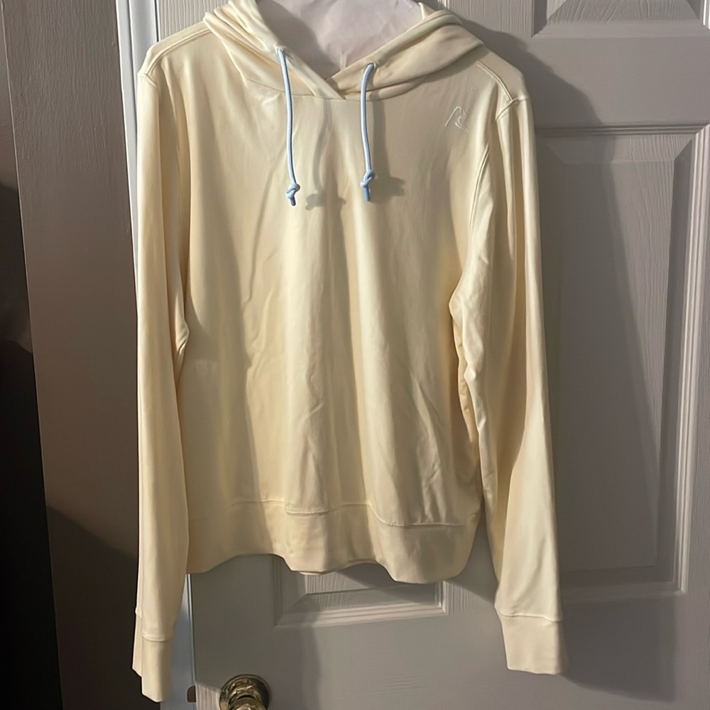 Yellow women’s Rhoback Tempo Performance Hoodie